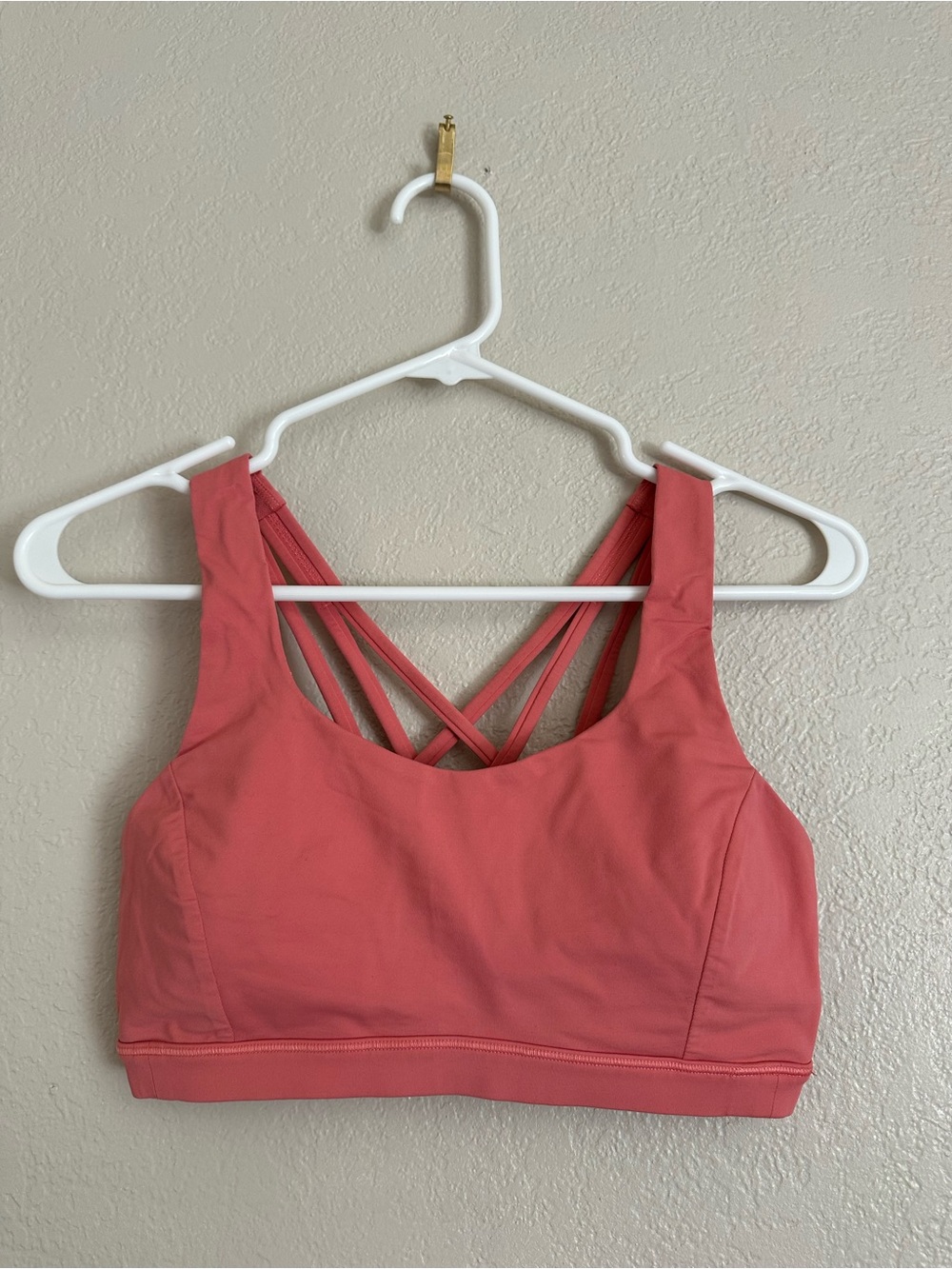 Lululemon Coral Free To Be Serene Sports Bra Size 6